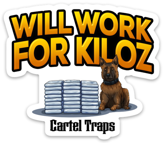 Will work for kiloz sticker