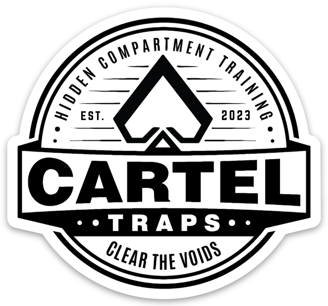 Cartel Traps Logo Sticker